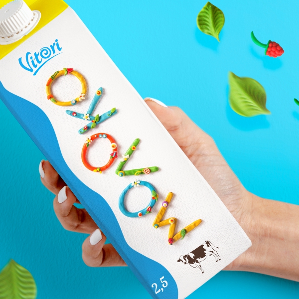 креативная упаковка молока